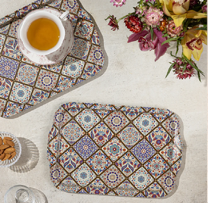 Impresionante plato redondo de latón con intrincadas grabas tradicionales de mandala para un servicio seguro y conveniente, disponible al por mayor. - Product Image 6