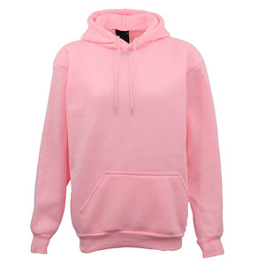 Sudadera con Capucha de Forro Polar Bordada para Invierno, 80% Algodón, 20% Poliéster, Cuello Cruzado, Hombros Caídos, Color Verde Polvo - Product Image 4