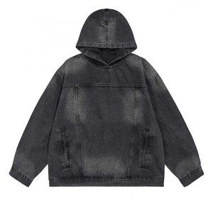 Vente en gros de sweats à capuche en molleton 100% coton avec logo personnalisé OEM, livraison rapide, vente en gros de sweats à capuche streetwear en vrac - Product Image 4