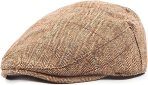 High Quality Wholesale Men Ivy Hat Newsboy <b>Cap</b> - Classic <b>Wool</b> Blend Tweed <b>Flat</b> <b>Cap</b> Cabbie Hat Men - Product Image 2