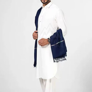 Servicio OEM, MOQ Bajo, Chales de Invierno para Hombre, Ligeros, de Alta Calidad, Secado Rápido, Color Sólido, Colores y Logotipo Personalizables, en Venta - Product Image 2