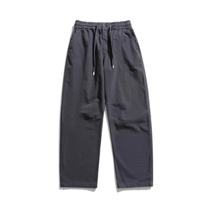 OEM Wholesale Men's Summer Spring Casual Sports Workout Trousers Sweatpants Elastic Waist Multi-Pockets Cargo Pants Corduroy - Product Image 1