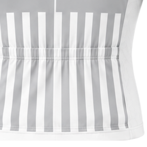 Maillot de Ciclismo de Manga Corta Gris Claro/Blanco con Cremallera Completa, Transpirable, de Secado Rápido, para Ciclismo de Carretera y Rendimiento Deportivo - Product Image 6