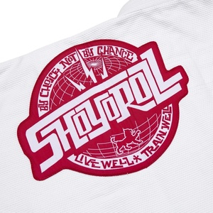 ชุดยิวยิตสู Shoyoroll Competitor 21 สีแดง 450 กรัม สีขาว พร้อมกระเป๋า - Product Image 5