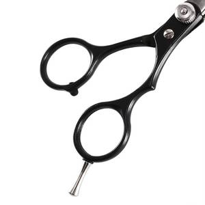 Ciseaux pour cheveux clairsemés, lame en acier inoxydable, manche en plastique, pour droitiers, taille moyenne, pointe arrondie, outils professionnels de barbier - Product Image 3