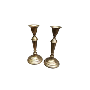 Deluxe Quality Solid <b>Brass</b> <b>Candlesticks</b> Traditional Candle Holders Antique Style Metal Home Decoration Candle Holder Low Price - Product Image 4