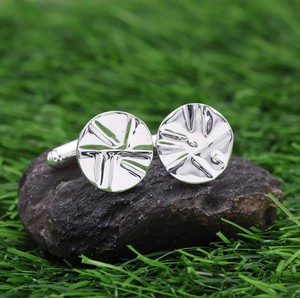 Ensemble de boutons de manchette de luxe en argent sterling 925 avec pierres précieuses pour homme, accessoires formels pour marié, fiançailles, mariage, fête, 8 grammes, cadeau pour garçons d'honneur - Product Image 1