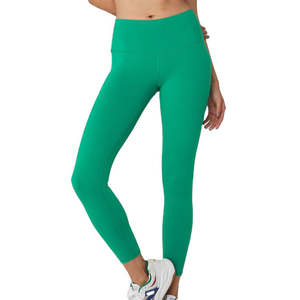 Leggings de Yoga de Cintura Media Elástica de Alta Calidad, Transpirables, de Secado Rápido, Largos, con Patrón Sólido, para Deportes, Running y Fitness - Product Image 3