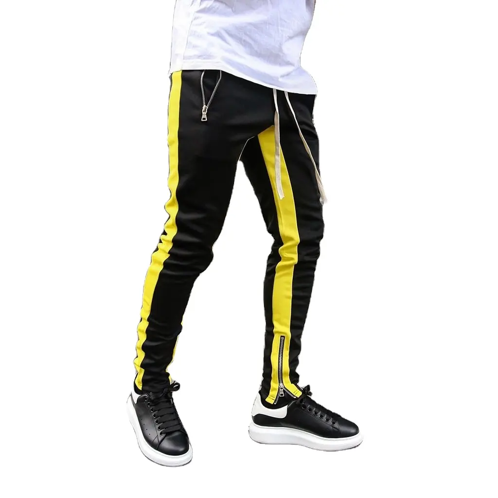 High Quality Best selling Hot Sale Men Low Wholesale Good Quality Korean Style Fashion Trendy Menes Drawstring Casual Pants