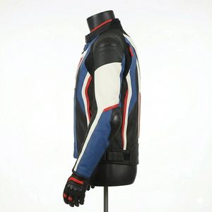 Custom Leather Printed Racing Motorbike <b>Jackets</b> for Unisex <b>Summer</b> Breathable Full Sleeve Low MOQ Custom Team Name - Product Image 3