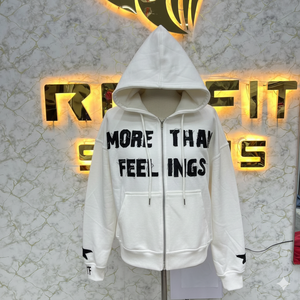 Custom Oversized Acid Wash Zip Up Hoodie 500 GSM Heavyweight French Terry Embroidered Streetwear Full Zip Hoodie - Product Image 5