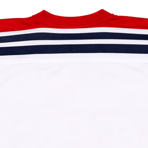 Maillot de hockey sur glace personnalisé |   Style réplique vintage - Ajoutez le nom de votre équipe - Tissu en maille durable 220GSM - Vêtements d'équipe professionnels - Product Image 6