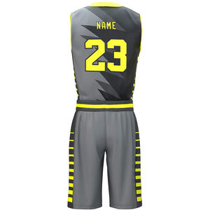 Conjunto de Uniforme de Baloncesto Personalizado para Adultos, Transpirable, Antibacteriano, de Secado Rápido, Tallas Grandes, Jersey Completo para Equipo, Venta Directa de Fábrica - Product Image 3