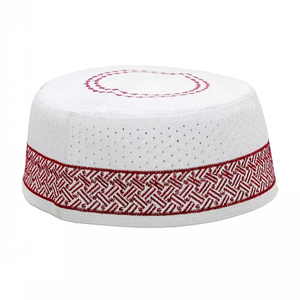 Vente en gros de bonnets de prière musulmans au design tendance, modèles personnalisés, respirants, séchage rapide, pour hommes, service OEM - Product Image 3