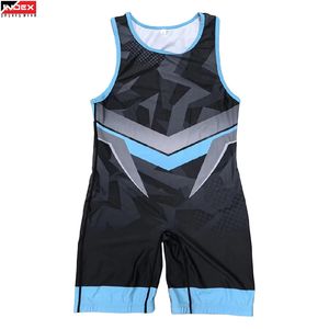 Fabricante Líder de Singletes de Lucha Libre para Hombre, Diseño Personalizado, Tela Elástica, Uniforme de Lucha Libre, Ropa Deportiva Profesional - Product Image 1