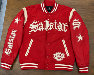 Custom <b>Red</b> Varsity <b>Jacket</b> <b>Men</b> Letterman Baseball <b>Jacket</b> Streetwear Bomber <b>Jacket</b> Wholesale Manufacturer - Product Image 5