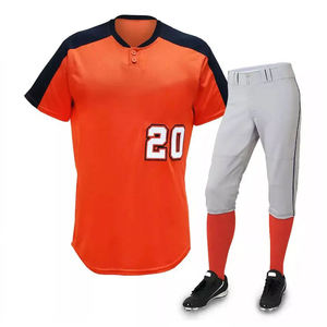 Ensemble d'uniformes de baseball personnalisés par sublimation avec maillot et pantalon – Tenues de sport personnalisées pour équipes, pour enfants et adultes - Product Image 1