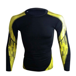 Camiseta de Manga Larga para Hombre, Blanca con Estampado Tropical, Protección Anti-UV, Spandex y Poliéster - Product Image 6