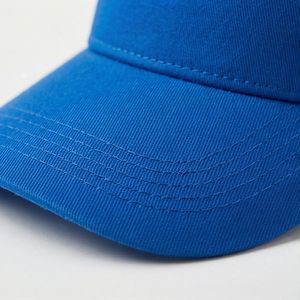 Gorra Azul Rey Lisa, Gorras de Béisbol de Uso Casual, Estilo Moderno y Popular, Moda Diaria, Unisex, Elegante, Ajuste Flexible, Algodón - Product Image 4
