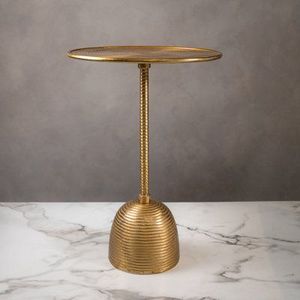 Table d'appoint en métal inspirée des bijoux, avec base artistique et finition design, rehaussant l'ambiance intérieure - Product Image 5