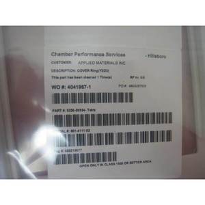 AMAT 0200-05634 Tetra, COVER RING Y203, CHIP ON EDGE - อุปกรณ์และชิ้นส่วนเซมิคอนดักเตอร์ระดับโลกที่เชื่อถือได้ - Product Image 3