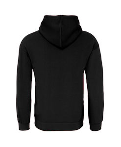 Sweat à capuche personnalisé brodé de qualité supérieure, bleu marine et rouge contrastant, en molleton, vente en gros, streetwear décontracté pour hommes - Product Image 3