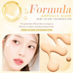 MAKEHEAL One PL Ampoule Glow Foundation 28g SPF38 <b>PA</b>++ Stick Spatula Dewy Glow 3 Shades K-Beauty Skincare Foundation - Product Image 5