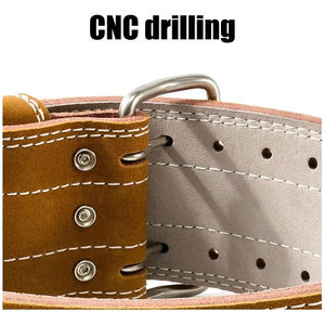 Cinturón de Levantamiento de Pesas de Cuero Sintético, Duradero, Transpirable, Antideslizante, Unisex, Servicio ODM/OEM, Ajustable - Product Image 5