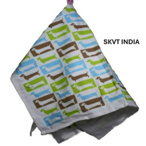 Essuie-tout en coton recyclé 100 % biologique, réutilisable, écologique, style rayé à suspendre, logo personnalisé imprimé, motif floral pour la maison et la cuisine - Product Image 5