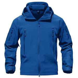 Lightweight Wholesale Outdoor Breathable Windproof Coated Canvas Softshell Jackets New Fashion Casual Men Winter - Product Image 3
