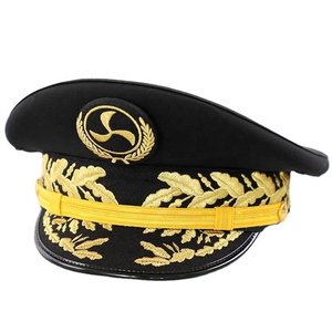 Gorra de uniforme ceremonial con visera, MOQ bajo, la mejor al por mayor, transpirable, servicio OEM, ajustable, unisex, para las cuatro estaciones - Product Image 1