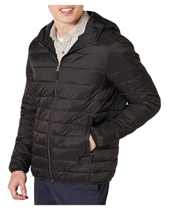 puffer <b>jacket</b> winter Puffer <b>jacket</b> Zipper Closure Button puffer <b>jacket</b> OEM Custom Logo and solid color - Product Image 4