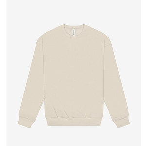 Sweat-shirt personnalisé à col rond en molleton éponge 100% coton, coupe classique, coupe-vent, écologique, à manches longues pour homme - Product Image 2