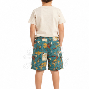 Shorts de sport pour garçons, légers, à séchage rapide, respirants, design athlétique, adaptés à la course à pied, à l'entraînement et aux activités de plein air - Product Image 3