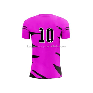Ensemble d'uniformes de football pour hommes de qualité supérieure, 100% polyester, imprimé par sublimation, logo personnalisé, respirant, séchage rapide, été - Product Image 5
