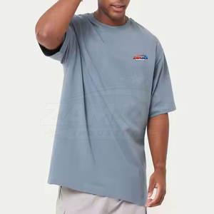 เสื้อยืดโอเวอร์ไซส์พิมพ์ลายคุณภาพสูงทรงหลวม ผลิตในปากีสถาน ขายส่งราคาถูก ผ้าฝ้าย 100% สำหรับผู้ชาย - Product Image 4