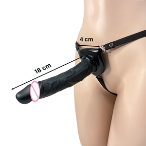 Juguete sexual con correa flexible de 7.5 pulgadas, consolador ajustable para el punto G, usable. - Product Image 2