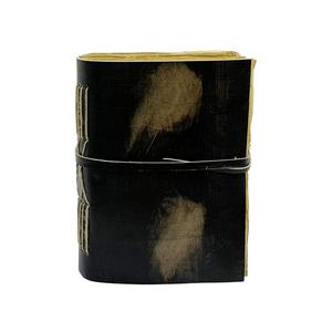 Craft Hackle Vintage Handmade Genuine Leather Hardcover Journal with Wrap Strap Rustic Thick Paper Notebook <b>Diary</b> From Rajasthan - Product Image 2