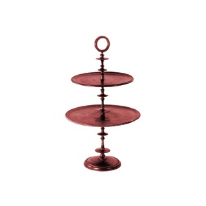 Best Manufacture 2 Tier Metal Cake Stand With Stable Base For Large Celebration Cake And Party Dessert Server Stand Fruit <b>Rack</b> - Product Image 1