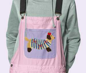 Patch brodé personnalisé en tissu sergé chenille avec logo 3D, thermocollant ou à coudre pour vêtements - Product Image 1