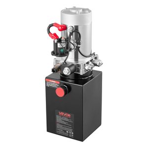 Centralina Idraulica a Singolo Effetto per Autocarri Ribaltabili, 6 Litri, Pressione Massima 3200 PSI, Portata 0.91 GPM, 12V DC, Hydr 6 Dump - Product Image 1