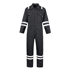Wholesale Mechanic Worker Jumpsuit Hi Vis One Piece <b>Overalls</b> Coal Mine Farm Security Outdoor Workwear Polyester Fire Breathable - Product Image 1