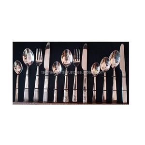 Accent Luxury Designer Silver Ware Ensemble de couverts en métal acier inoxydable pour mariage dans toutes les tailles pour l'exportation - Product Image 2