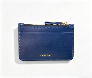[Top Item] Castello Genuine Cowhide Leather Multi-use Card Case Holder Foiled Logo Magnetic Closure Credit Card Red Blue for - Product Image 2