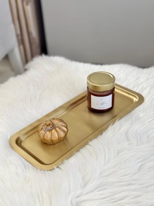 Bandeja de Servicio de Latón Hecha a Mano, Decoración para el Hogar, Organizador de Mesa Decorativo de Lujo, Centro de Mesa para Comedor, Hotel, Boda - Product Image 4