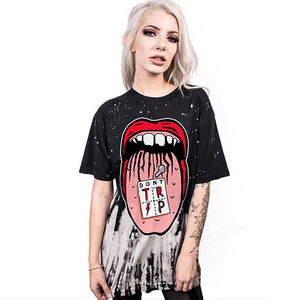 Camisetas de Verano de Algodón con Estampado Personalizado para Mujer, Marca Privada, Logotipo Personalizado, Ropa Casual para Exteriores, Venta al Por Mayor, OEM, ODM - Product Image 3