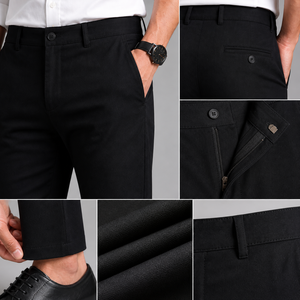 Pantalon slim fit pour homme, tissu extensible de qualité supérieure, léger, respirant, décontracté, élégant, confortable. - Product Image 6