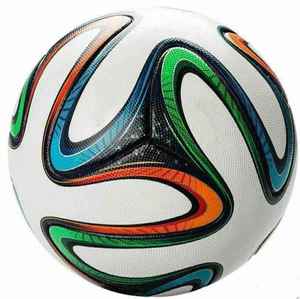Ballon de football personnalisé avec logo, en cuir PU souple, impression sur caoutchouc, haute qualité, résistant à l'eau, léger, pour l'entraînement - Product Image 1