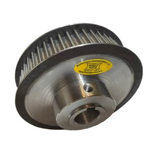 Polea de Transmisión de Alto Torque 54T 8M HTD, Polea 8M HTD GT2, Ancho de Correa Personalizado, Diámetro Interior Personalizado, Dientes Personalizados, Diámetro Interior del Buje, Brida - Product Image 2