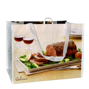 Sacs tubulaires de haute qualité en PP, OEM/ODM, sangle en PP, tissage en PP, nouveau sac en PP avec fermeture éclair supérieure, style tendance, promotion, supermarché, épicerie - Product Image 1